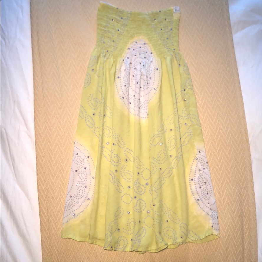 Nwt Tie-Dye Elastic Skirt/Dress/Beach Cover Up
